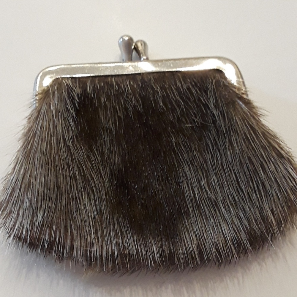 Mini Furry Coin Purse. Gem